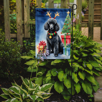 Drapeau de Noël renne de jardin
