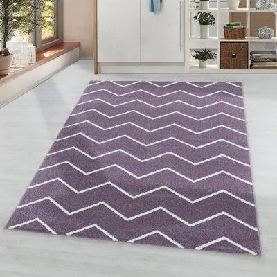 Eustache Solid Colour Flatweave Area Rug