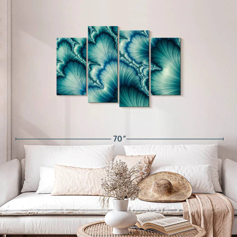 Avery Petals Digital Abstract, 27" H x 43" W