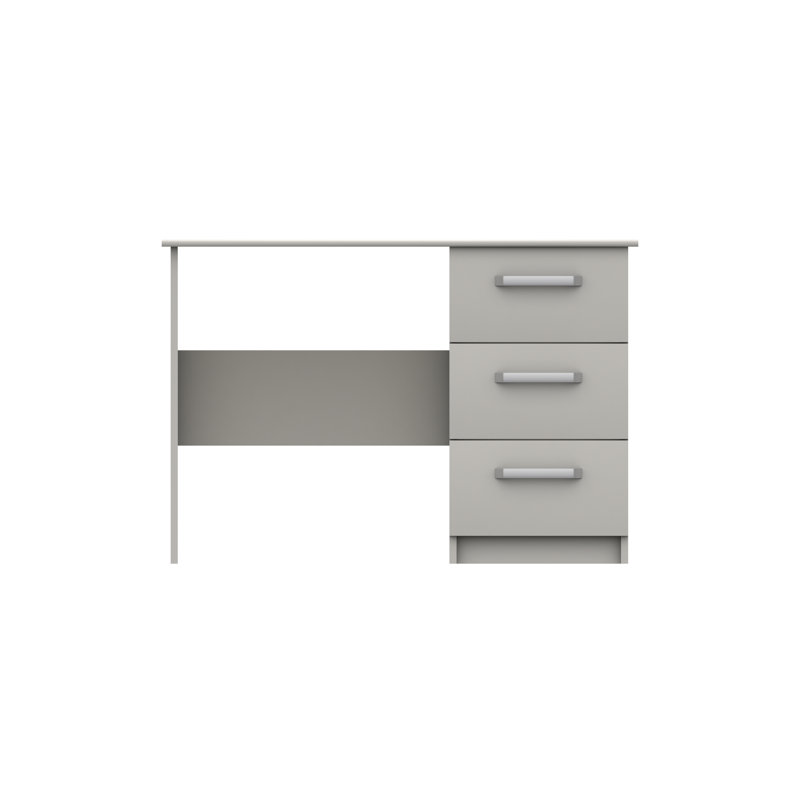 Narvaez Dressing Table, Light Grey Gloss