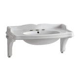 Whitehaus Collection Isabella 22.125'' Whie Vitreous China Oval Wall Mount Bathroom Sink with Overflow