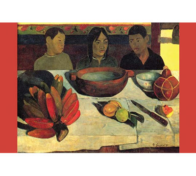 «Still Life with Banana» par Paul Gauguin, reproduction d'art