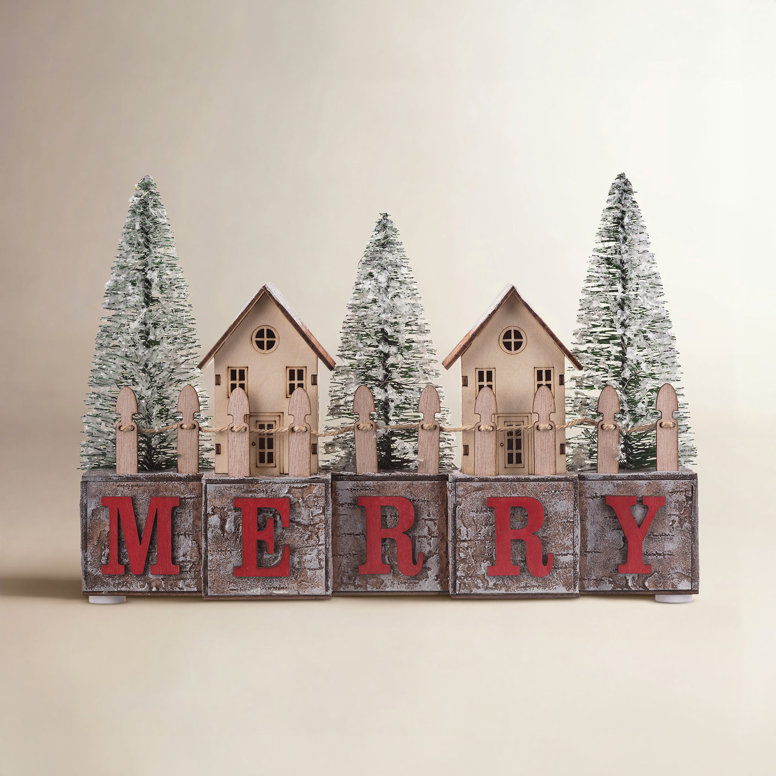 Merry Wood Blocks with Timer