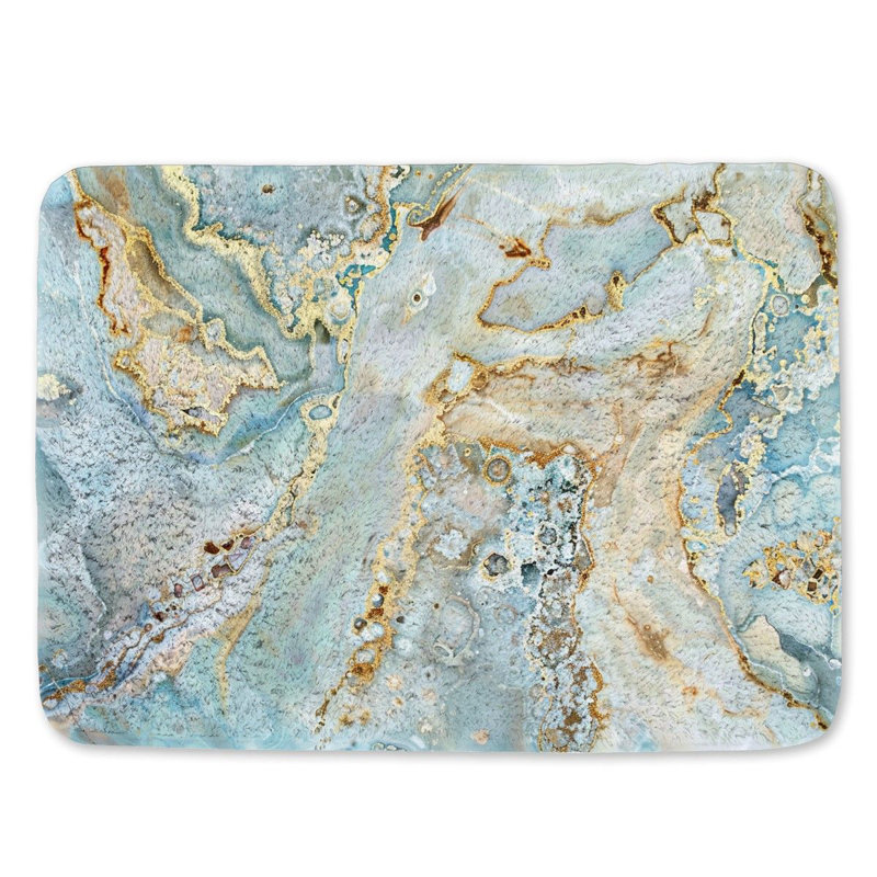 Tapis de bain en microfibre / microsuède, L 21 po x L 34 po