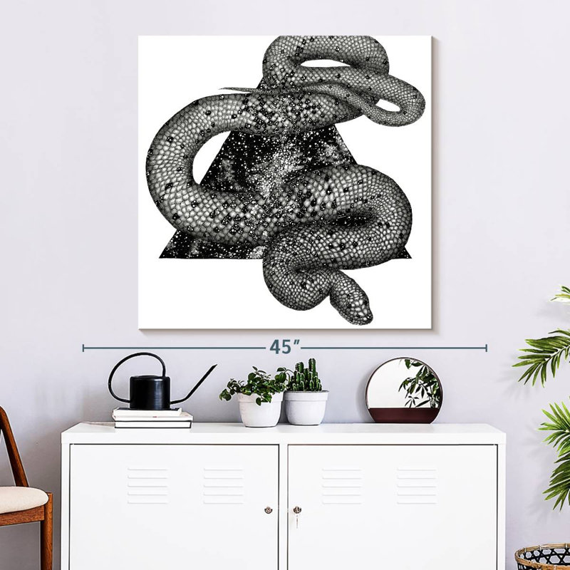 Brampt Cosmic Snake, 33" H x 33" W