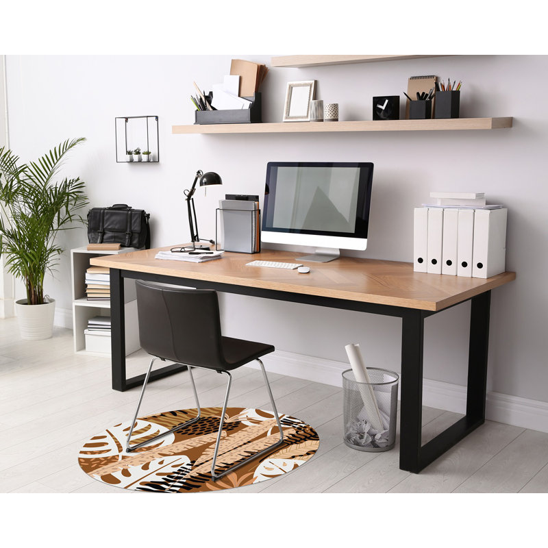 Karmyne Hard Floor Straight Round Chair Mat