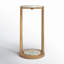 Kamba Genuine Marble End Table-898180530