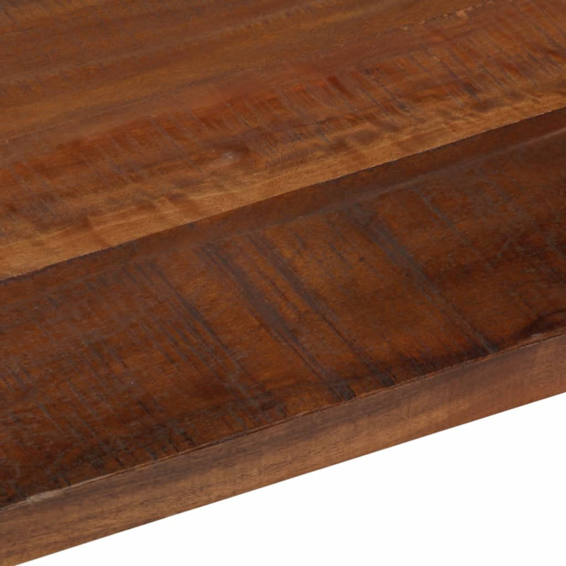 Table Top 50x2.5 Cm Square Solid Wood Reclaimed, 2.5cm H x 140cm W x 50cm D