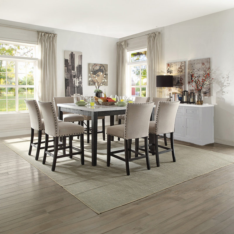 Mifflin 9-piece Counter Height Table Set