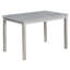 Ensemble 5 pièces de table de salle à manger en bois, table rectangulaire avec décoration en cristal et 4 chaises rembourrées-564150606-564150604