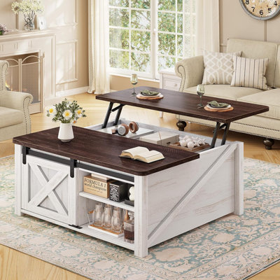 Table basse à plateau relevable Veronike