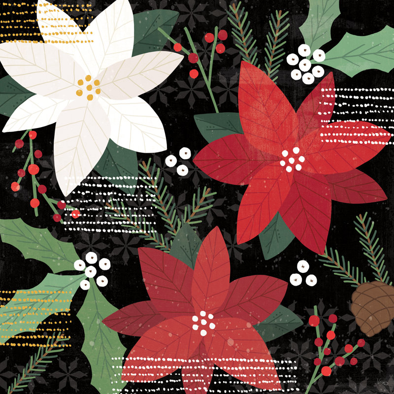 Mod Holiday IV by Veronique Charron - Wrapped Canvas Print, 51cm H x 51cm W x 3.8cm D
