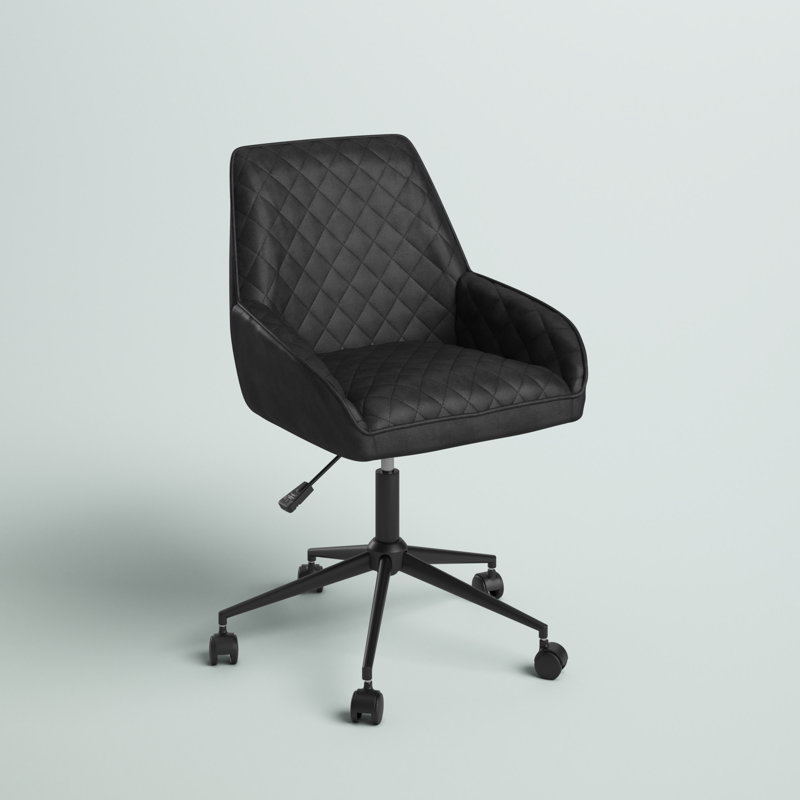 Chaise de travail Willa, Noir
