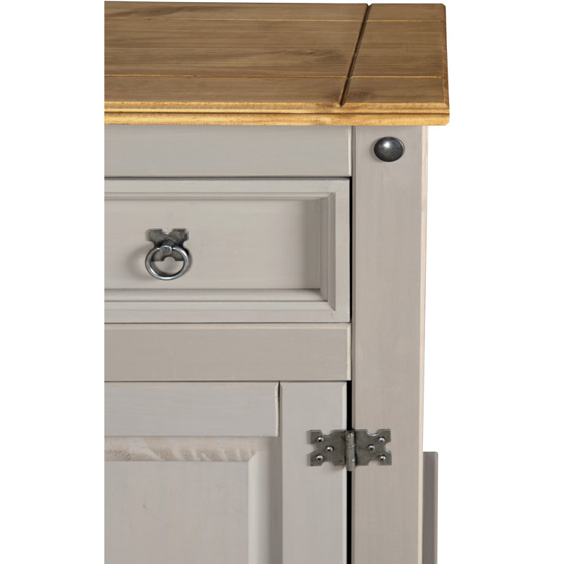 Wamego 87cm Solid Wood Sideboard