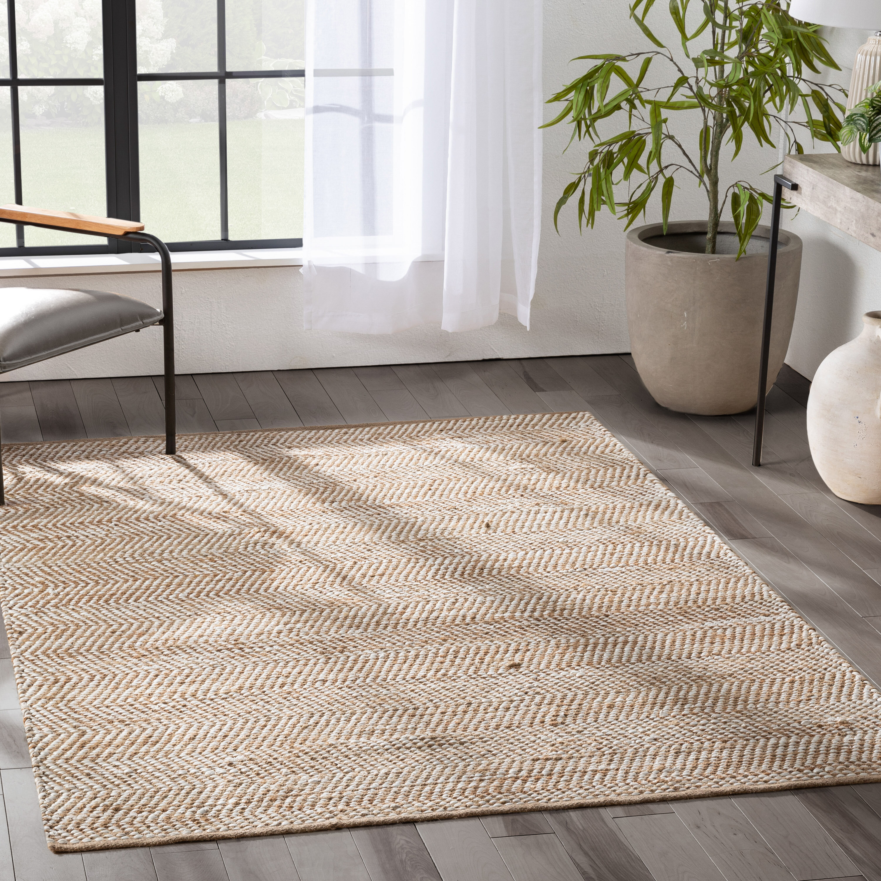 Hauteloom Oaks Jute Rug - 5' x 7'6 Rectangle