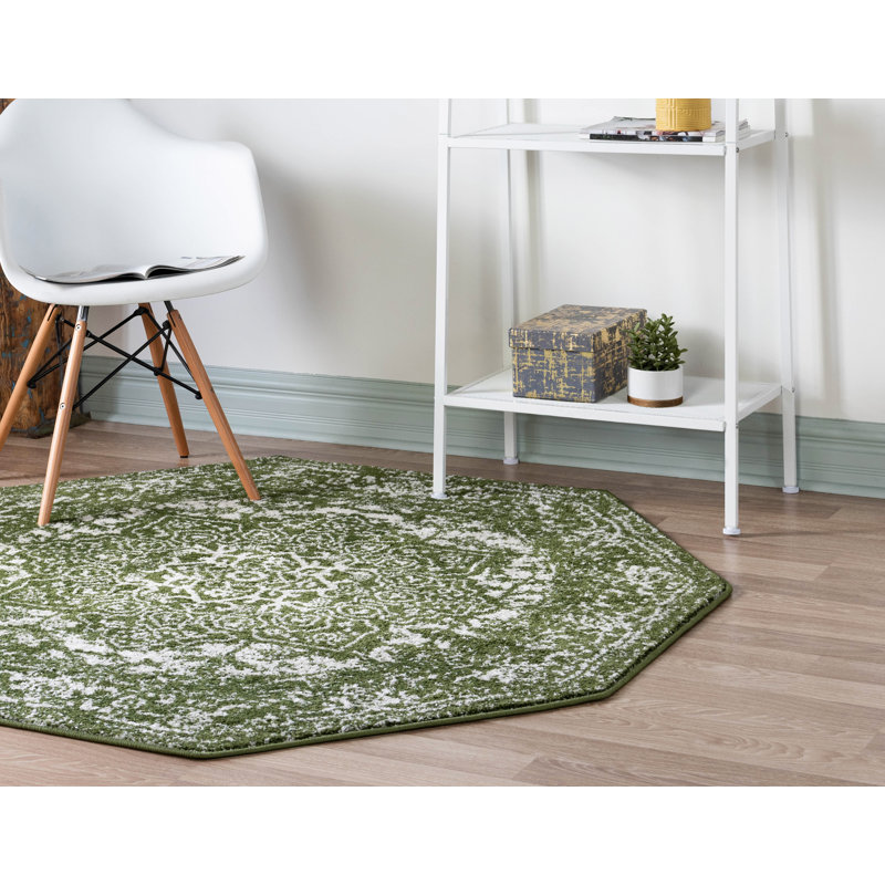 Giverny Oriental Indoor Rug, Octagon 5'1" x 5'1"