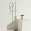 Saturn 66 in. Modern LED Floor Lamp with 3 Ring Lights, Gold Finish, and Built-In 3-Way Touch Dimming-115826522