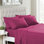 Ensemble de draps luxueux en microfibre douce avec taies d'oreiller en prime