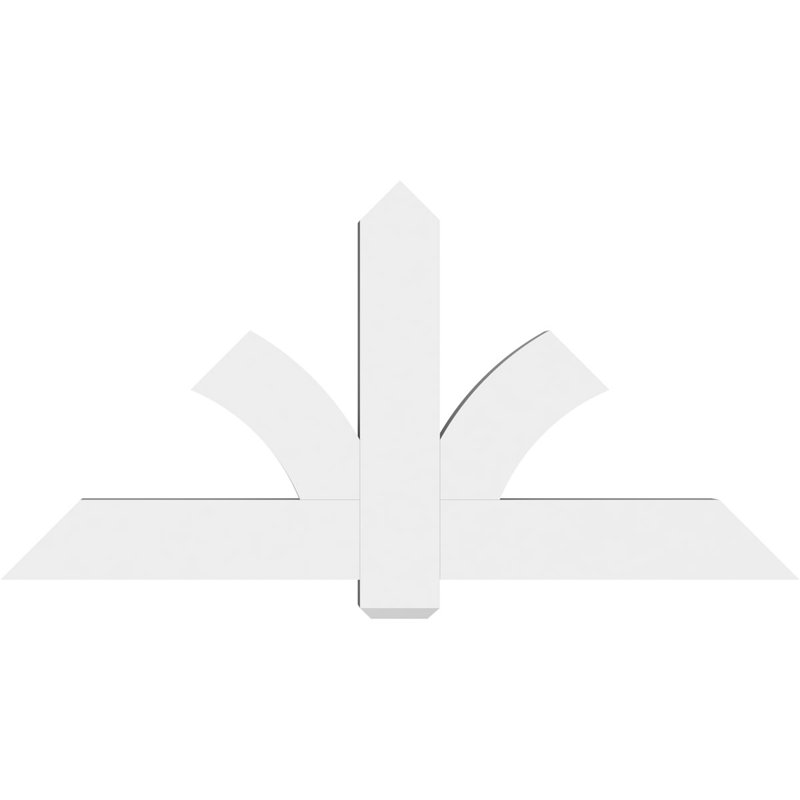 Support pour pignon en PVC Redmond, H 30 po x l 60 po (pas: 12/12), P 4 po x F 6 po
