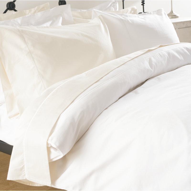 Sateen Flat Sheet, Single (3'), Ivory