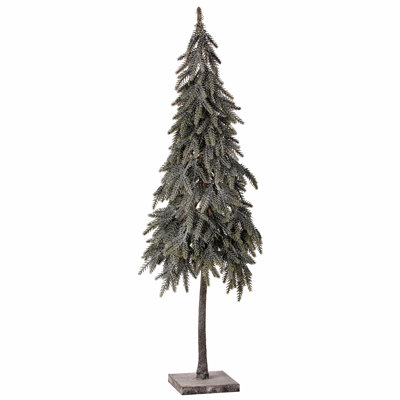 30" Winter Alpine Tree W/Base