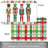 Holiday Nutcrackers Reversible Rectangular Easy Care Placemats