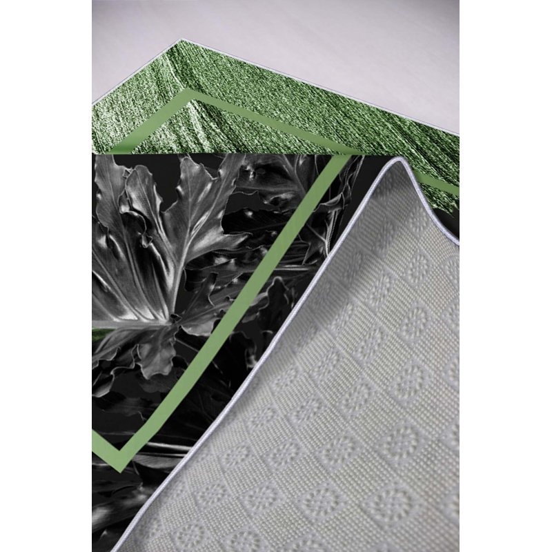 Luxurious Woven Area Rug, 100% Polyester, 23.6 x 39.4 inches | 650 g/m², 0.3 in Pile Height | Antibacterial, Non-Slip PVC Dot Underside, Machine Washable | 3D Digital Printing, Perfect for Living Room & Bedroom Decor