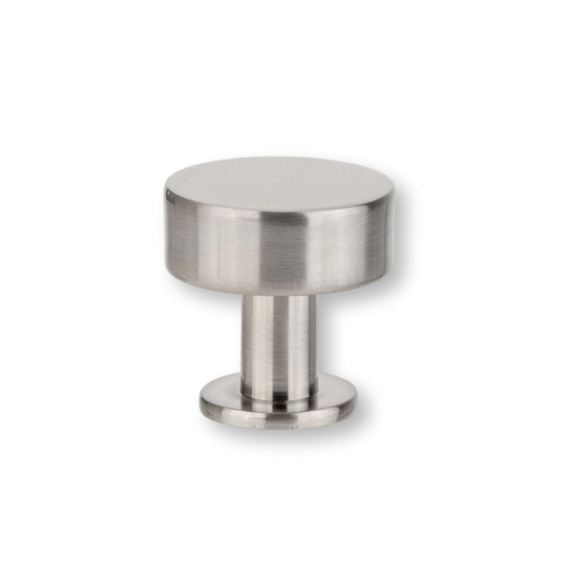 Round 1.25" Cabinet Knob "Ellis" Satin Nickel