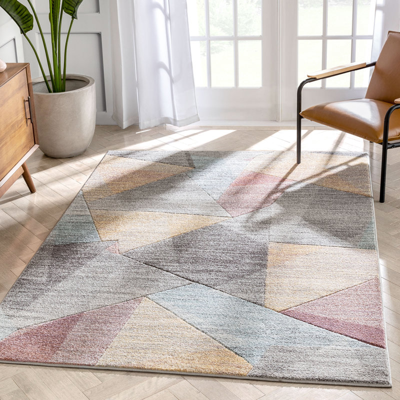 Whoa! Abstract Synthetic Area Rug, Rectangle 120 x 160cm