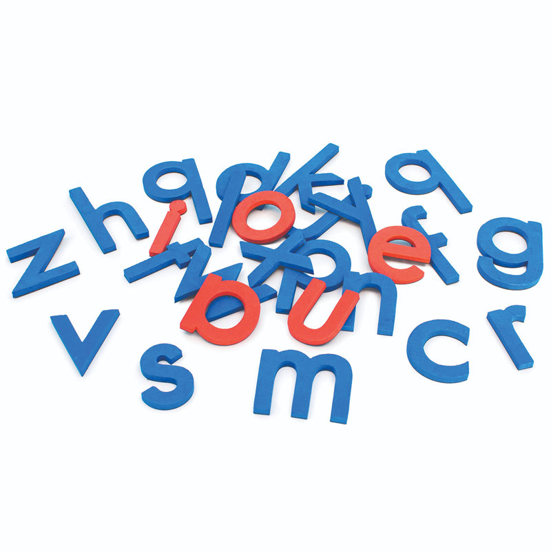 Alphabet géant, activités magnétiques