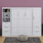 Lit escamotable Murphy avec placard, tiroirs et tablettes-1169760683