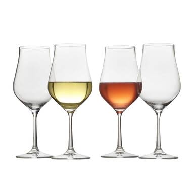 Gianna Ombre Amber Set of 4 Red Wine Glasses – Mikasa