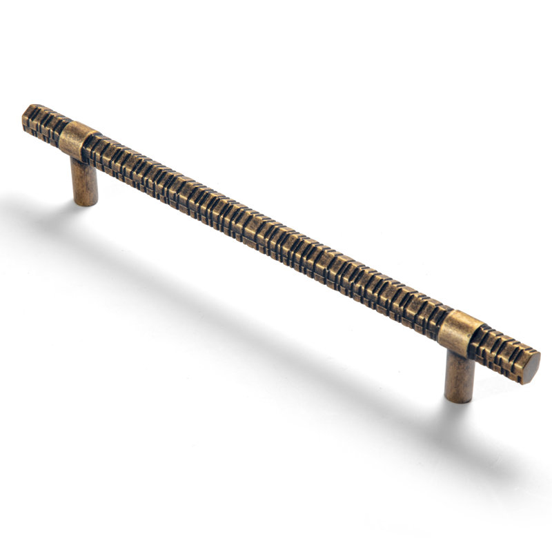 Ensemble de poignées de centre à centre Classic, 6 3/10", Argent rétro