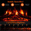 Abbottson 22.5'' W Black Electric Fireplace