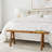Santorini Solid Wood Bench