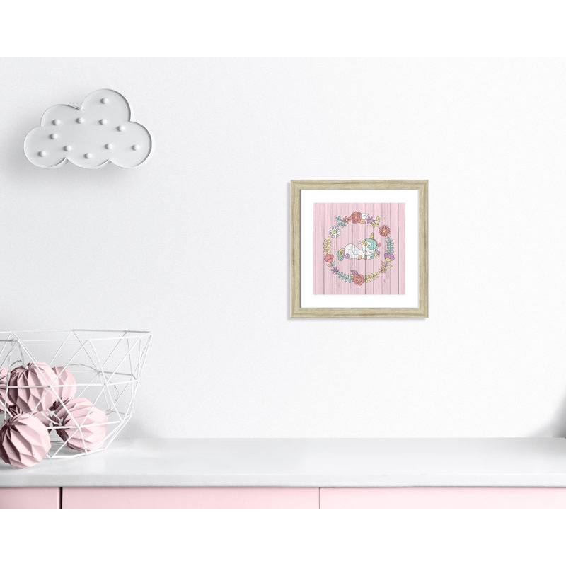 Décoration murale pour enfants, H 18 po x l 18 po x P 0,63 po, Encadré de boîte blanc