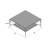 Genevieve Glass Top Single Coffee Table-472964848