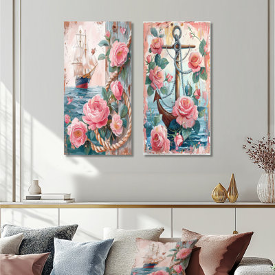 Ensemble de 2 pièces d'art mural "Coastal"
