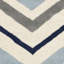 Tapis gris / bleu / beige en laine touffeté à la main Teresita-293179398