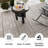 12'' L x 12'' W Composite Interlocking Deck Tile-100513874