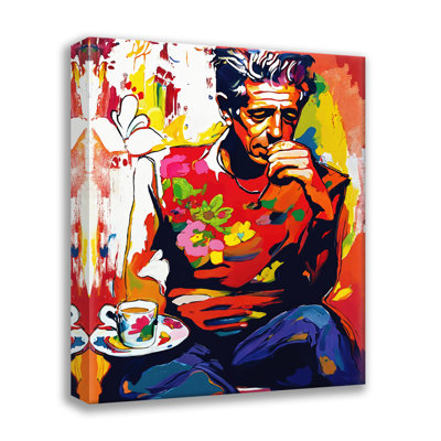 Bourdain  Giclee on Gallery Wrapped Canvas