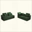 Canapé modulaire en forme de L, canapé modulaire en velours côtelé de style minimaliste moderne-1376998827