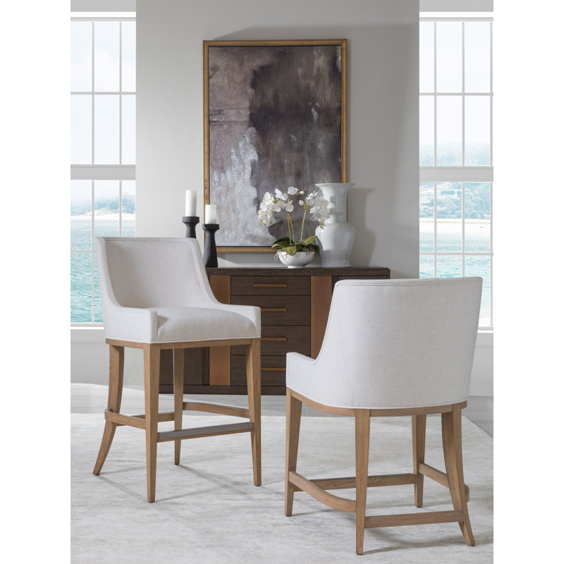 Simpatico Upholstered Stool,  Counter Stool (24.5" Seat Height)
