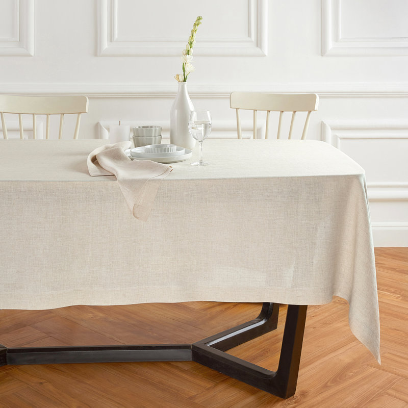 Sonoma - 100% Pure Linen Tablecloth (Prewashed), 144" x 70", Flax