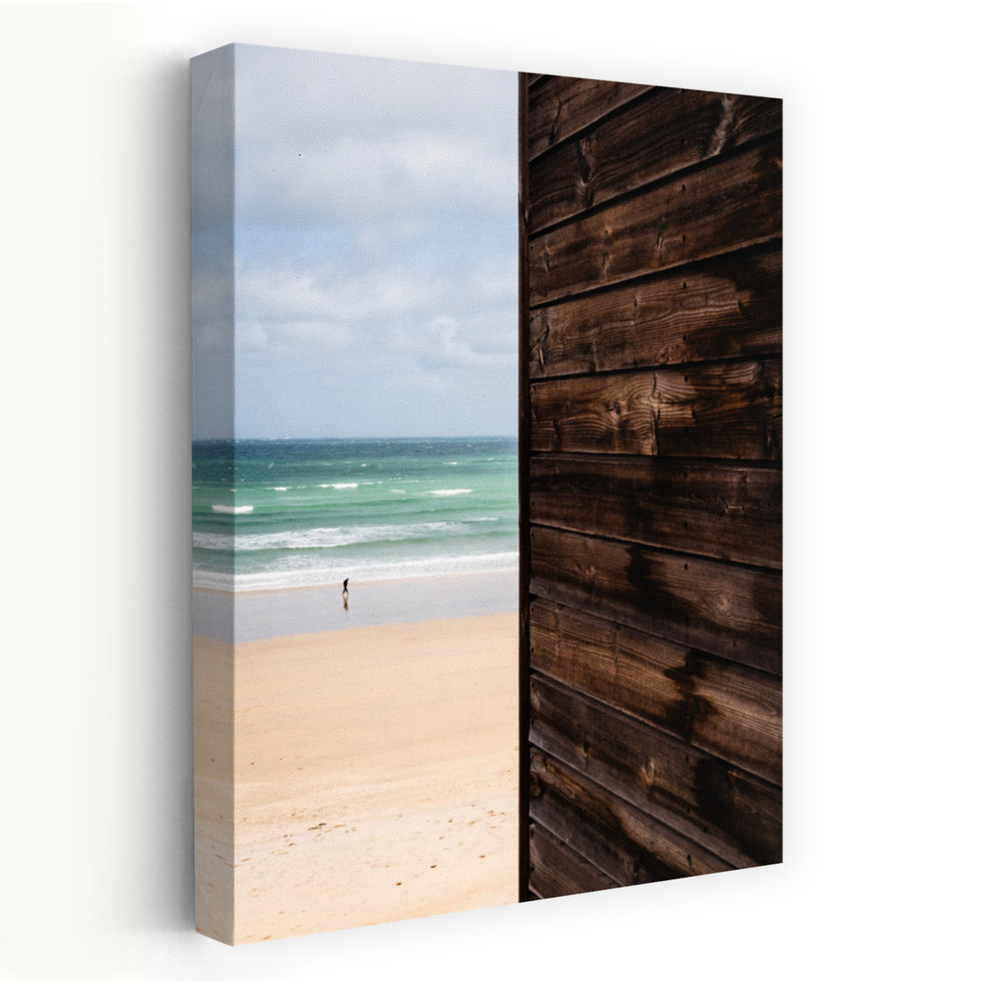 Rustic Beach View Peaceful Rustic Serene Coastal Wall Art Print