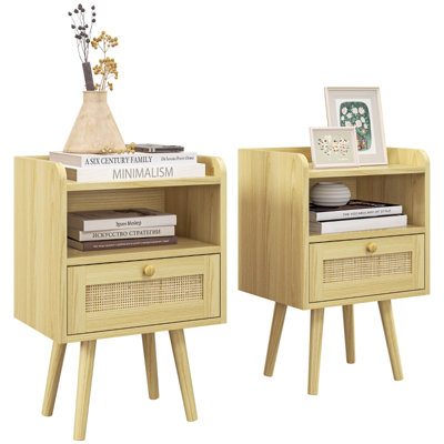 40 cm W Bedside Table