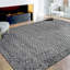 Tapis argenté / gris noué à la main de haute qualité-70393262