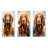 Dog Irish Setter Impressions - Dog Metal Art Print Set Of 3-672955741