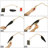 1-Light Black&Gold Swing Arm