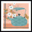 «Whimsical Kitchen No. 3» par June Erica Vess, reproduction d'art encadrée sur bois-1042631611-1042631613
